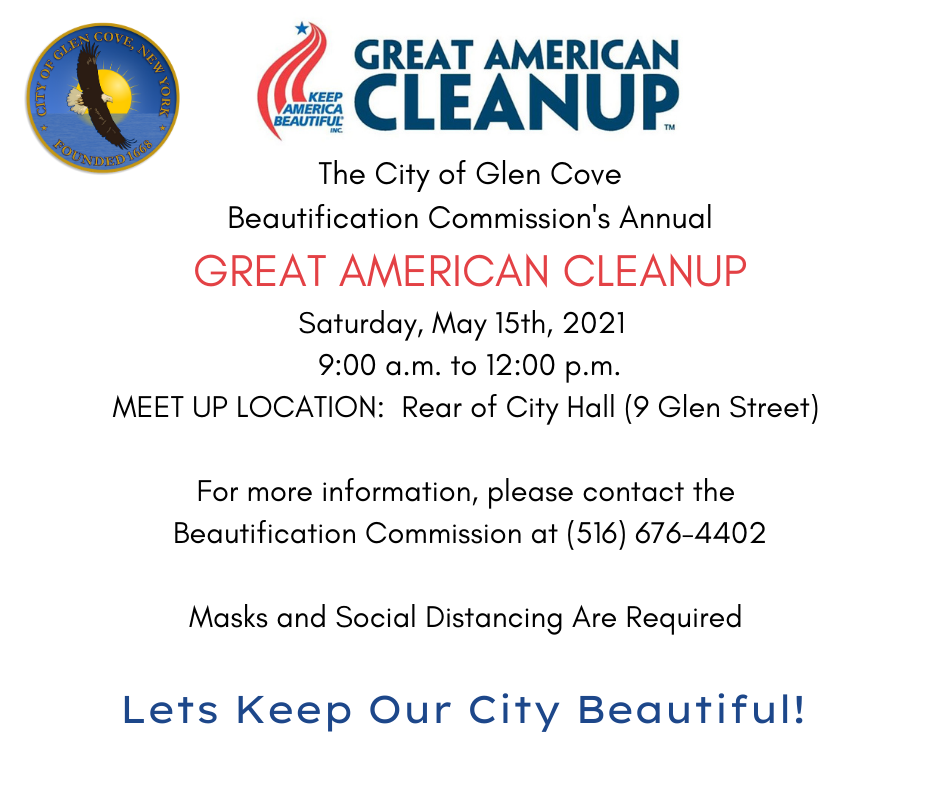 Great American Cleanup City of Glen Cove