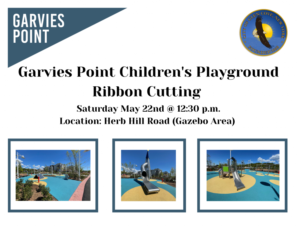 Garvies Point Playground Ribbon Cutting City of Glen Cove